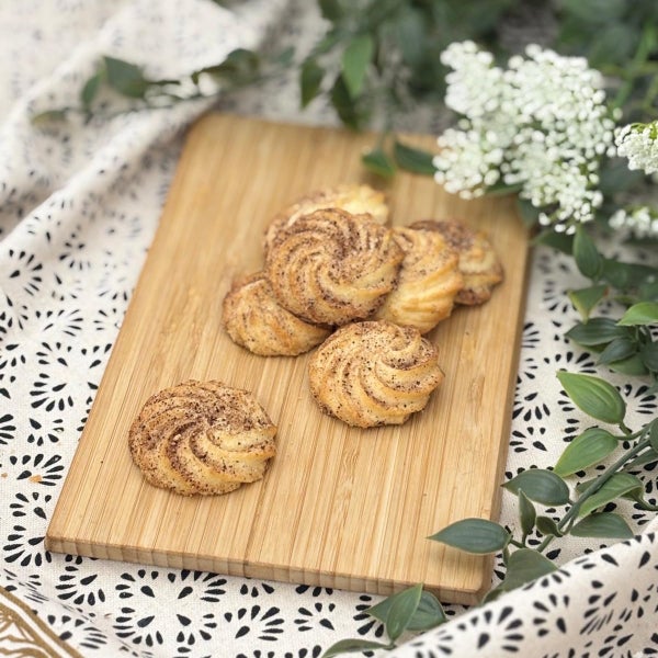 Kaneliruusu, pakattu