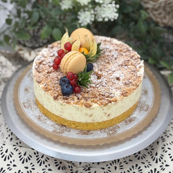 Paahdettu Valkosuklaakakku